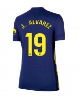 Atletico Madrid Julian Alvarez #19 Vieraspaita Naisten 2025-26 Lyhythihainen